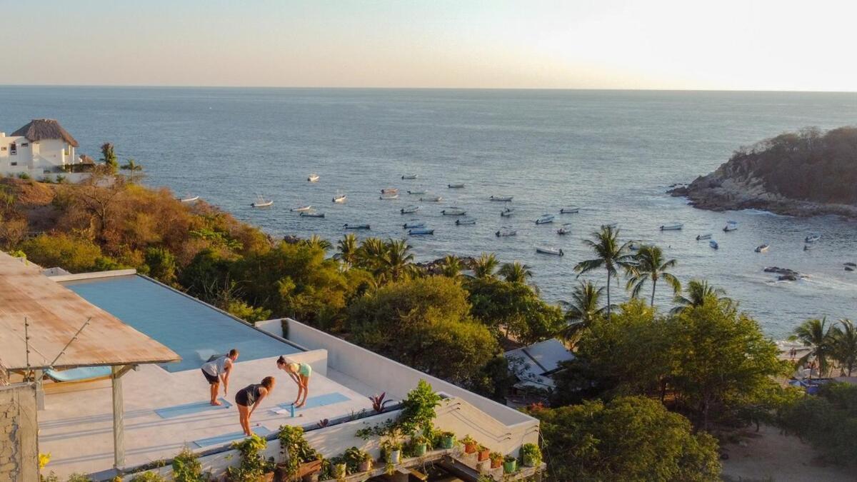 Готель Casa Cascada - Adults Only Пуерто-Ескондідо Екстер'єр фото